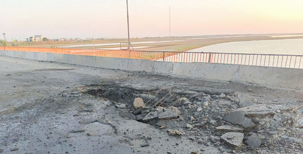 Venemaa: Ukraina ründas Hersoni oblastit Krimmiga ühendavat silda