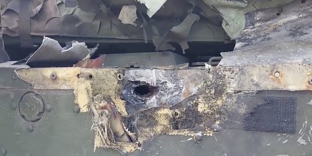 VIDEO: Vene vägede poolt purustatud ja üle võetud Rootsi lahingumasin CV-90 Ukrainas