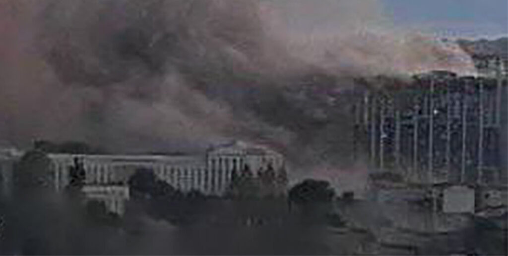 VIDEO: Ukrainas sai tabamuse sõjaväeluure hoone