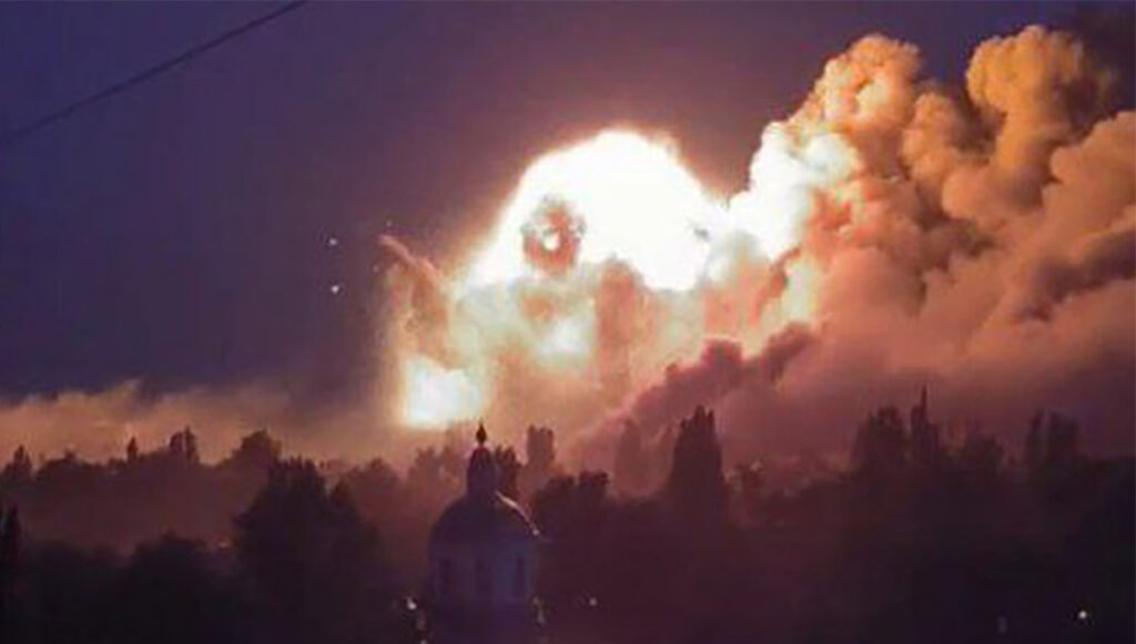 VIDEO: Ukraina idaosas kärgatas võimas plahvatus