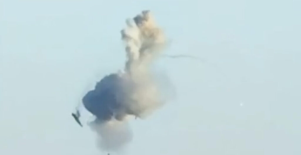 VIDEO: Ukraina tulistas alla Vene kopteri Ka-52