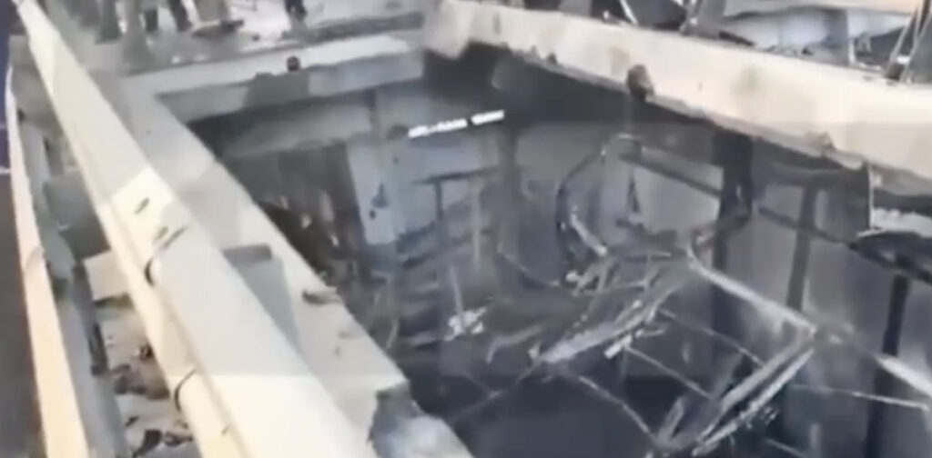 VIDEO: Krimmi sillal tõsised purustused