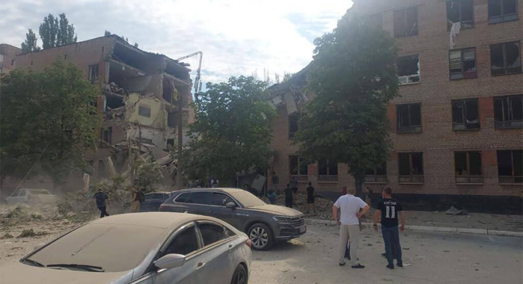 VIDEO: Ukrainas sai tabamuse sõjaväeluure hoone