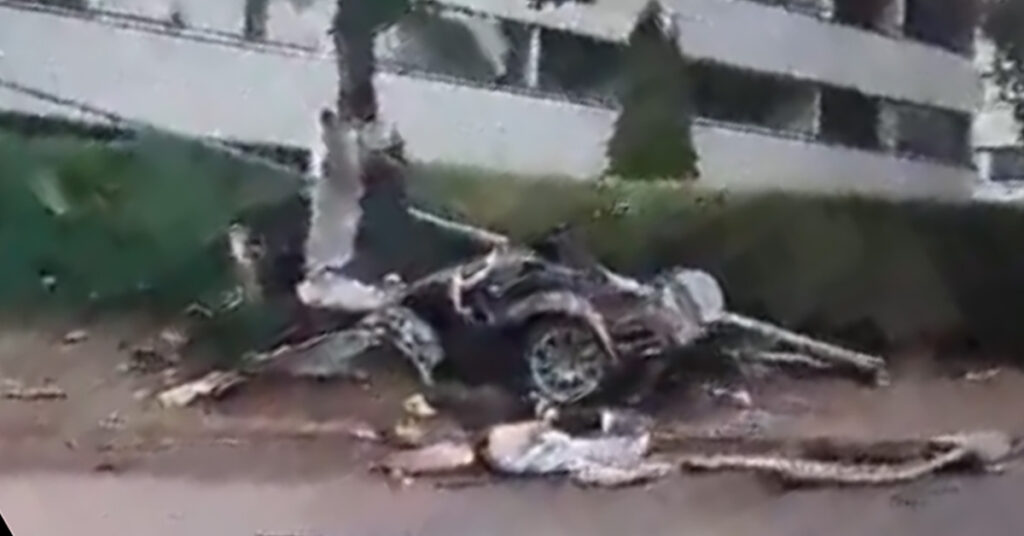 Soomes oli kohutav autoõnnetus – kaks noormeest sõitsid ligi 200-ga vastu puud