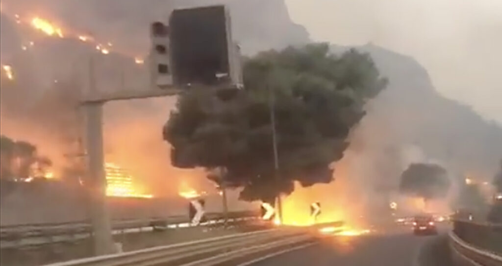 VIDEO: põrgutuli levis Itaaliasse, inimesed hukkuvad