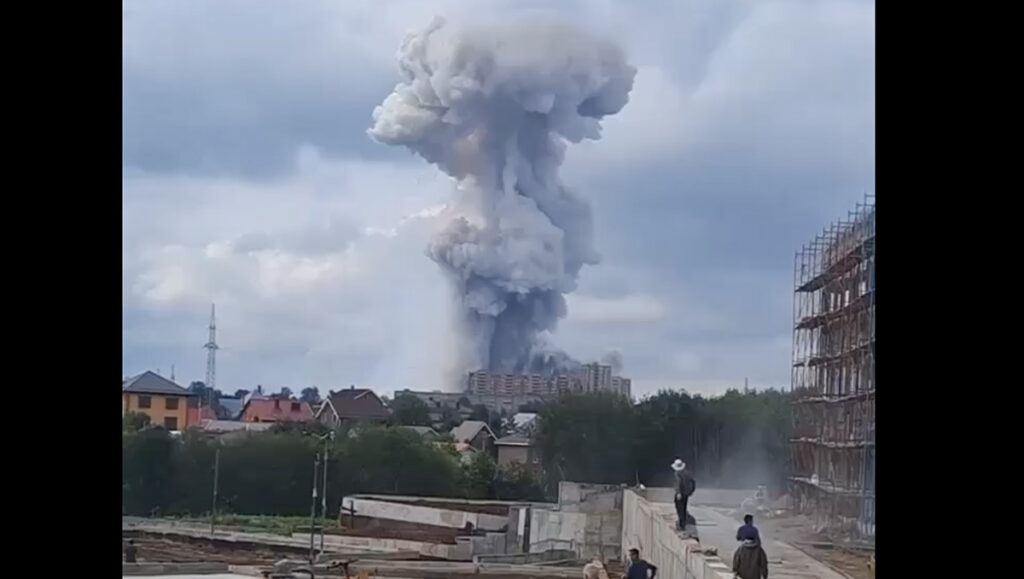 VIDEO: Moskva lähedal kärgatas võimas plahvatus, taevasse tõusis seen