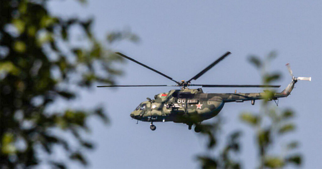 VIDEO: Valgevene armee kopterid lendasid 3 kilomeetri sügavusele Poola territooriumile