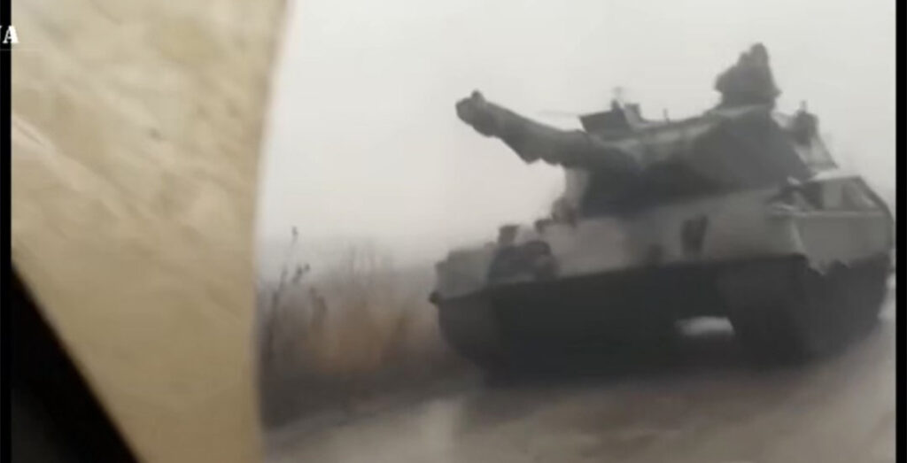 VIDEO: Saksa tank Leopard 1A5 Ukraina rindel