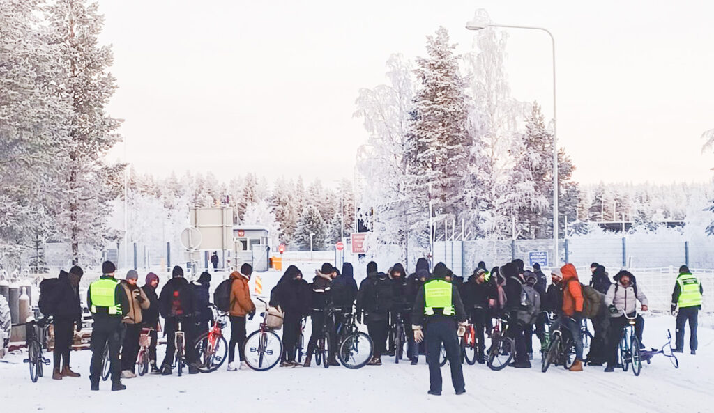 Soome põhjaosa piiripunkti saabus 51 varjupaigataotlejat, piiripunkt pandi kinni