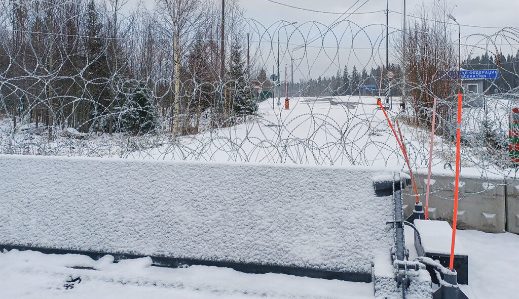 Soome idapiiri lähedal elavad inimesed leidsid koduhoovist võõrad jäljed