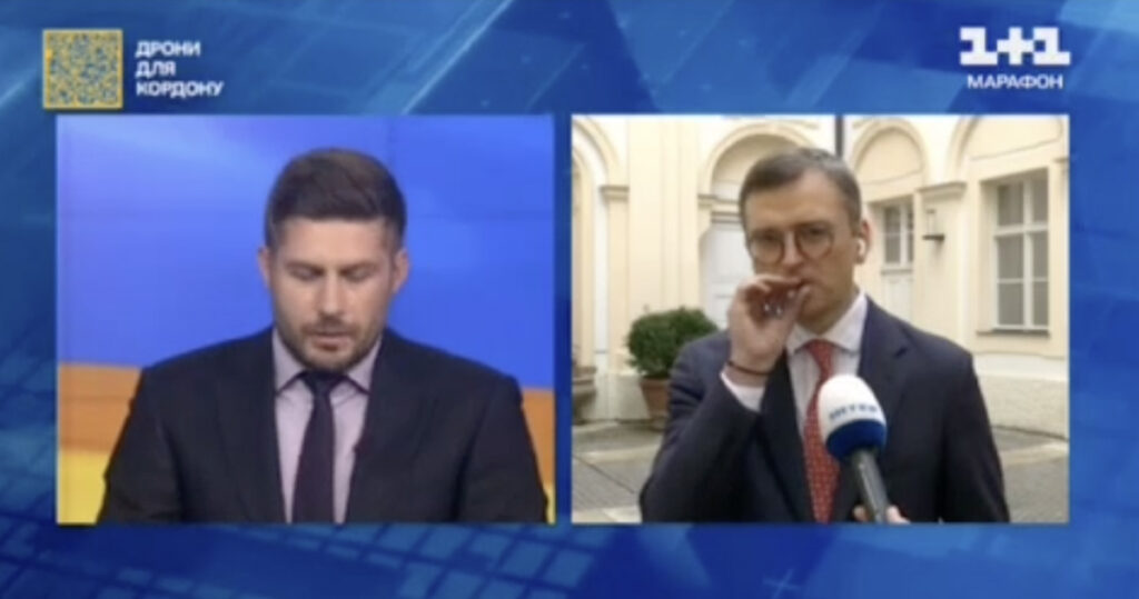 VIDEO: Ukraina välisminister pani otse-eetris suitsu ette