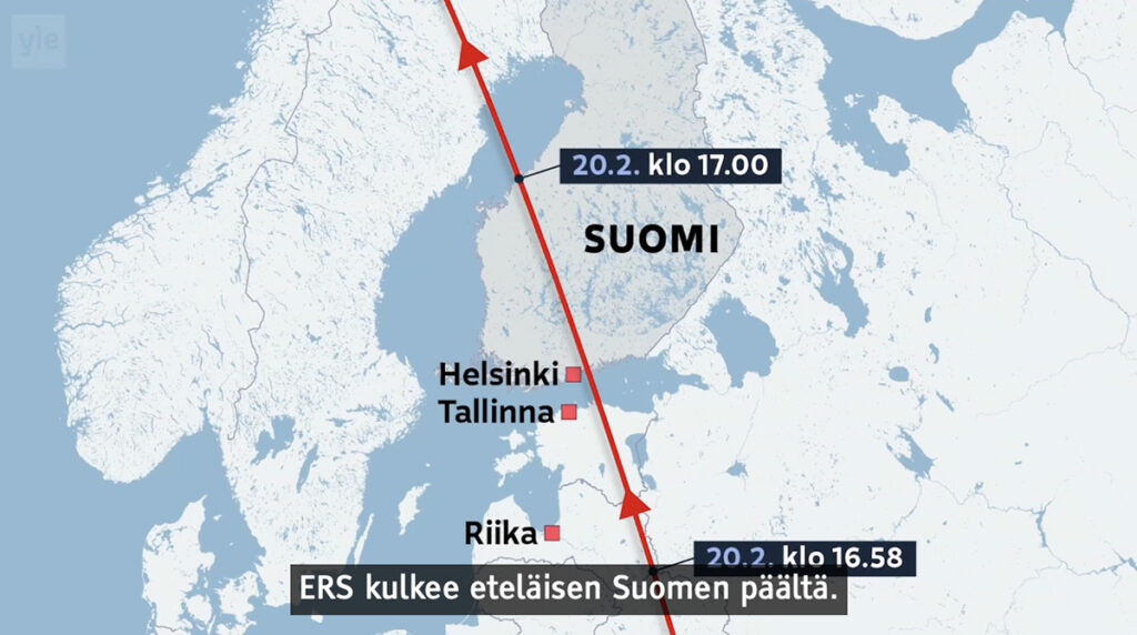 Ettevaatust: Soomes võib alla kukkuda üle 2 tonni kaaluv satelliit