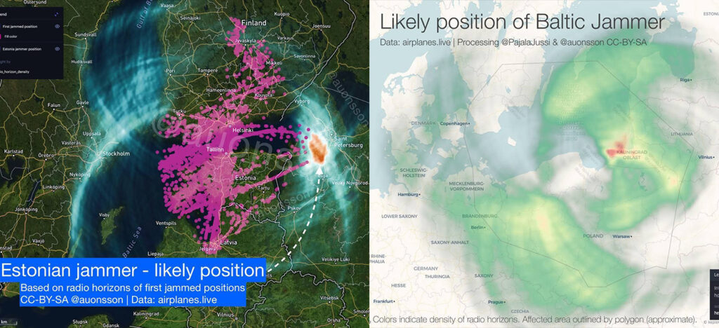 Tuvastatud on Eesti ja Balti GPS-segajate asukohad