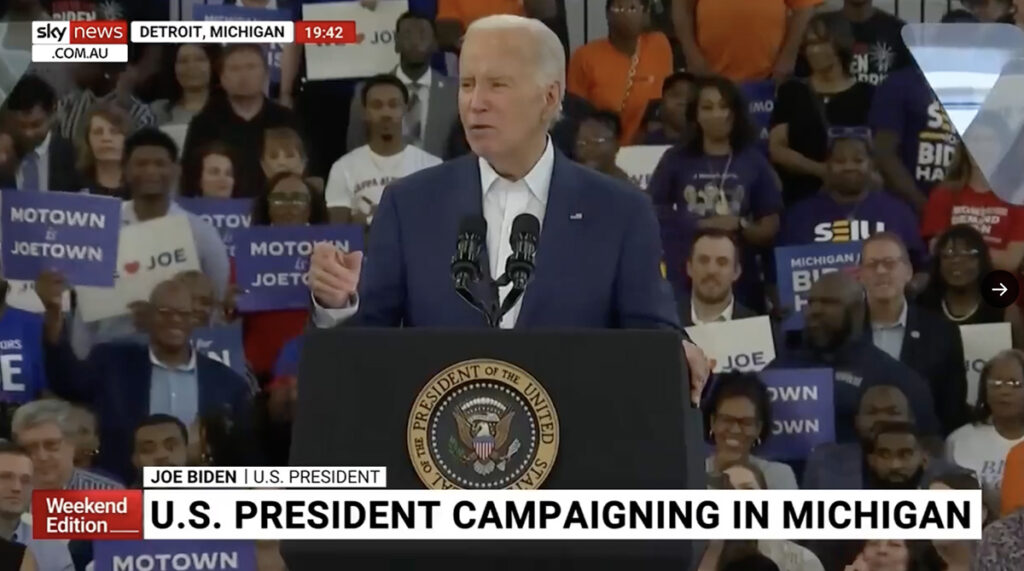 VIDEO: Biden ütles eile, et Trump on oht riigile