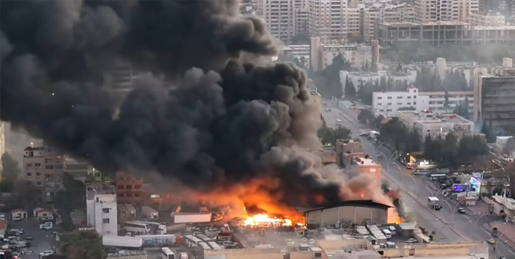 VIDEO: Iisrael korraldas Süüria pealinnale õhurünnaku