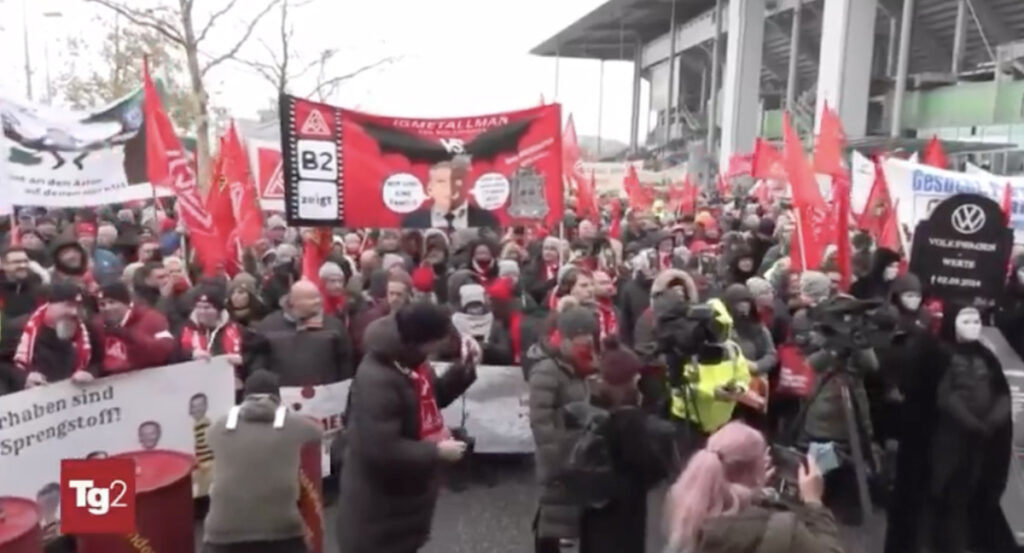 VIDEO: Saksamaal algas streik, kuna suur hulk Volkswageni töötajaid tahetakse lahti lasta