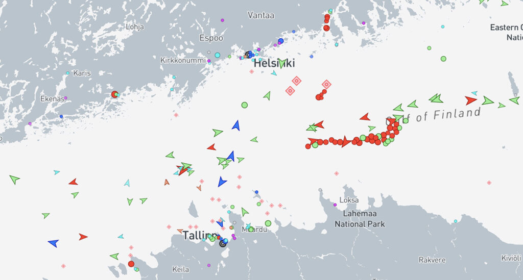 Eesti ja Soome vahele on jäänud ankrusse juba ligi 30 Vene varilaevastiku laeva