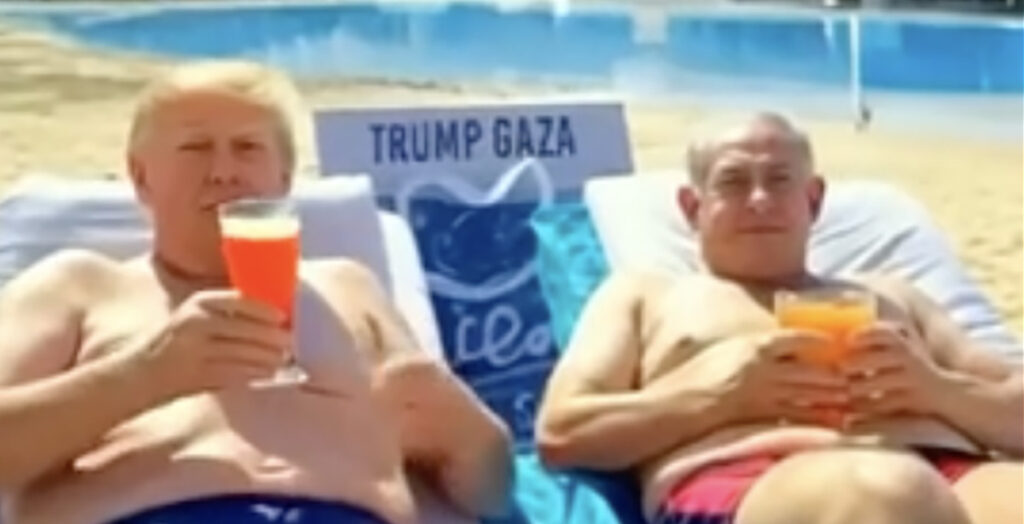 Trump avaldas hämmastava video Gaza kohta