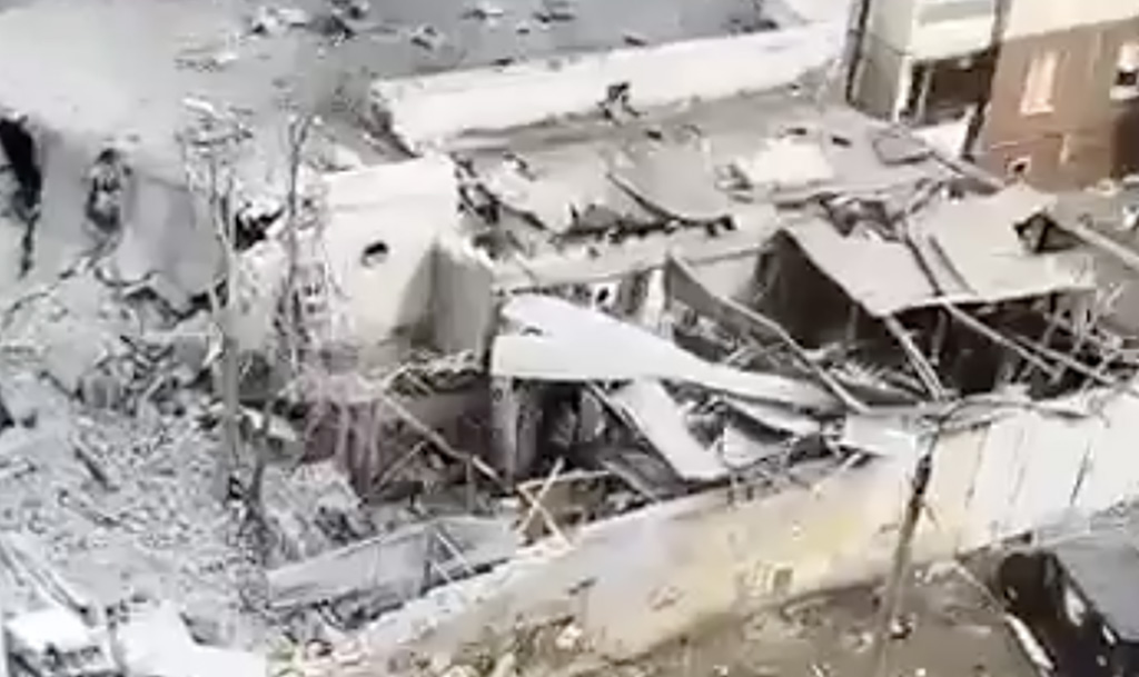 VIDEO: restoran Ukrainas, mis sai Vene raketitabamuse