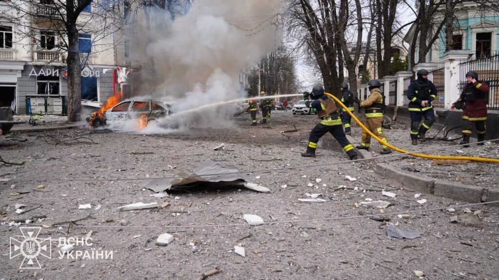 VIDEO: Venemaa ründas Ukrainas piiriäärset linna, kohutav kahju NB! Nõrganärvilistele mittesoovitav