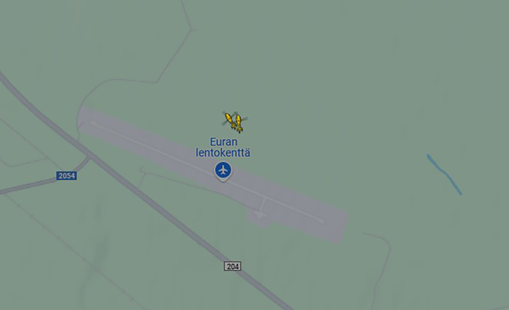 PILTUUDIS: viimane radaripilt Soomes kokku põrganud kopteritest