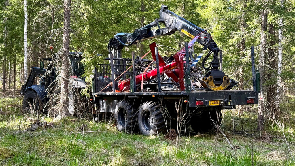 Soome avaldas pildid kopterivrakkide eemaldamise kohta metsast