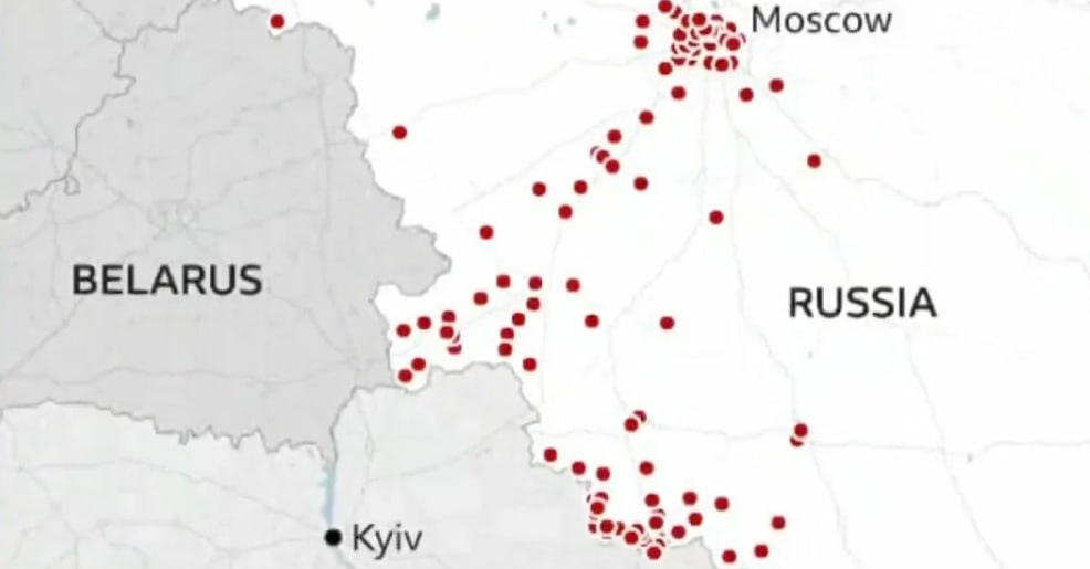 Venemaad tabas võimas droonirünnak – suurim sõja jooksul