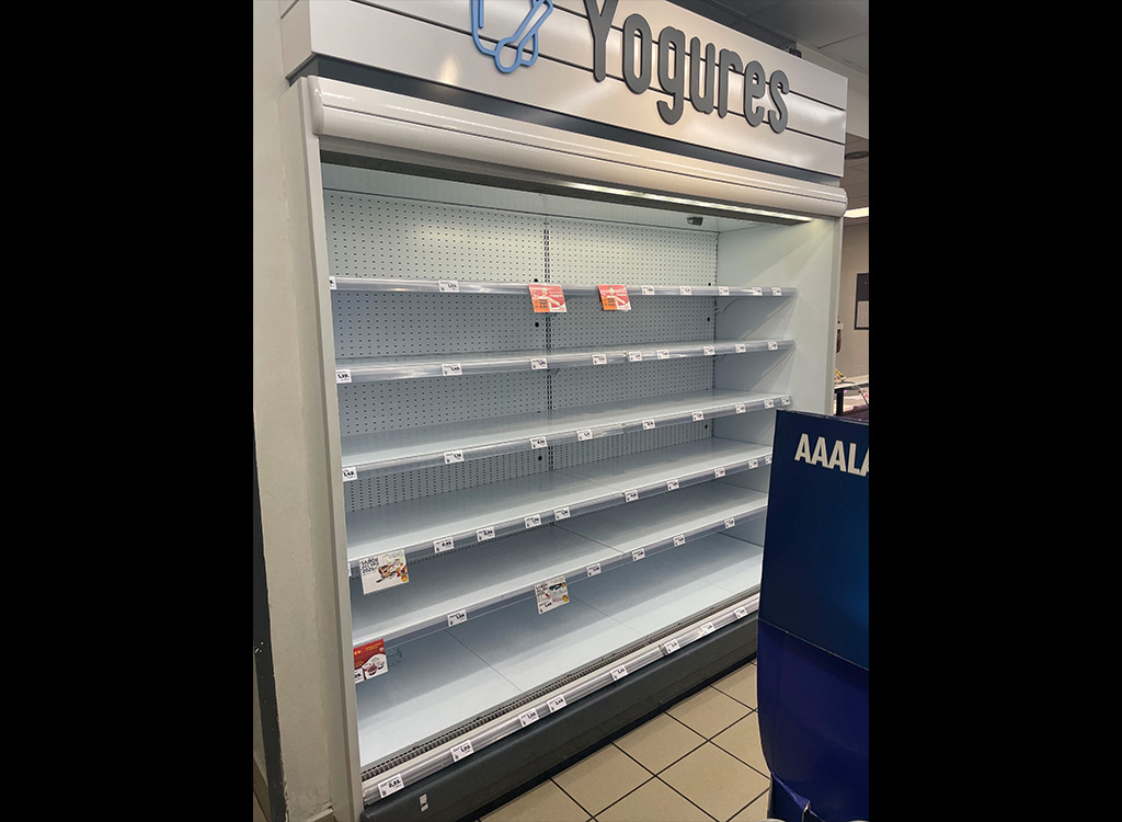 PILTUUDIS: jogurtilett Hispaania poes pärast elektrikatkestust