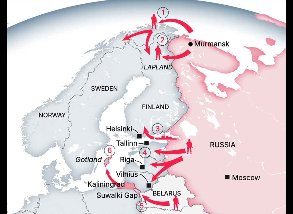 NATO-s kasvab hirm, et Putin võib saata 600 000 sõdurit alliansi põhjatiiva vastu – ohus on Soome, Rootsi ja Balti riigid
