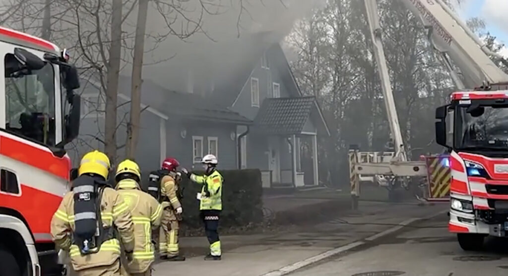 Helsingis on suur tulekahju