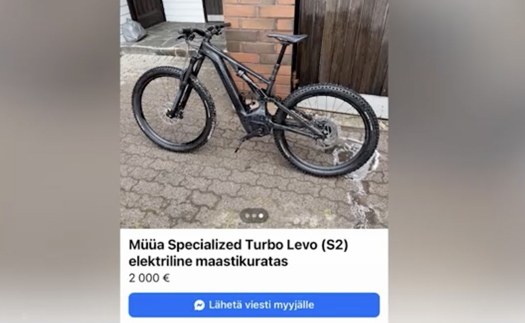 Soomest varastatud elektrijalgratas ilmus välja Eestis – nii juhtus, kui mindi seda „ostma”