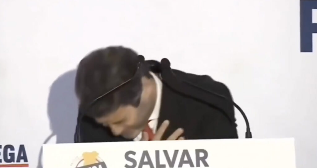 VIDEO: Portugali opositsioonikandidaat kukkus kõne ajal kokku pärast vee joomist