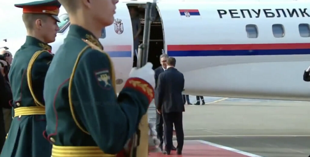 VIDEO: Serbia president jõudis Moskvasse