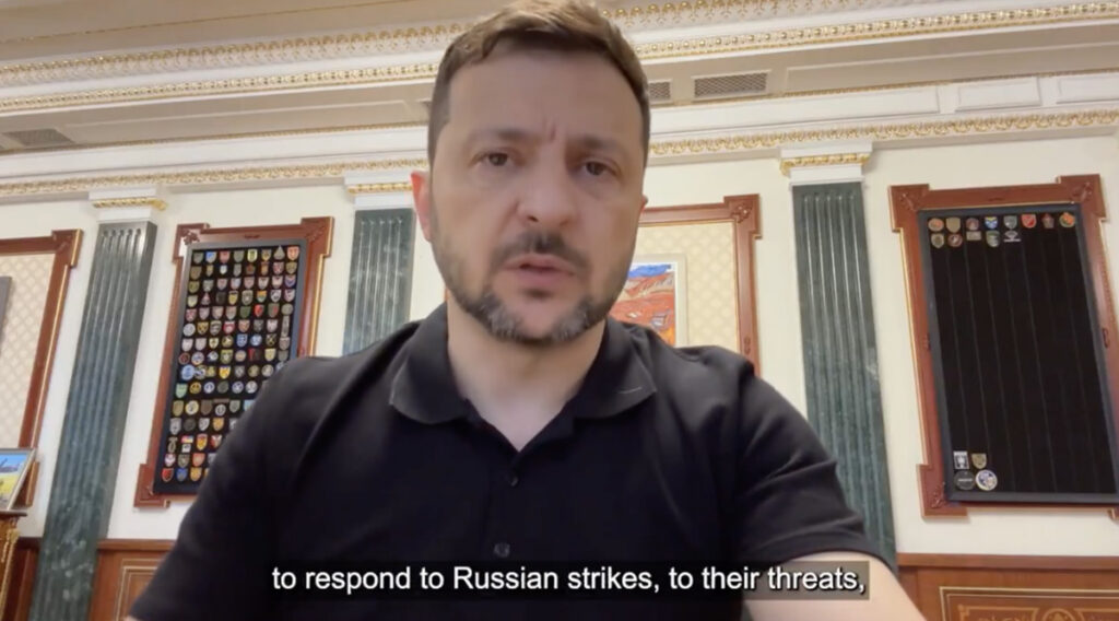 VIDEO: Ukraina president ähvardas vastulöögiga