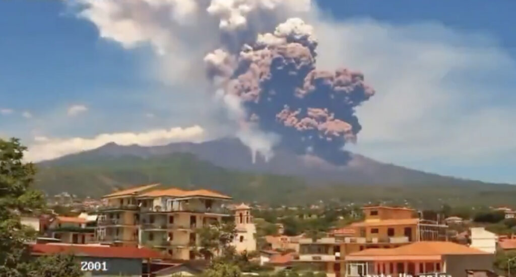 VIDEO: Etna vulkaan hakkas Itaalias purskama