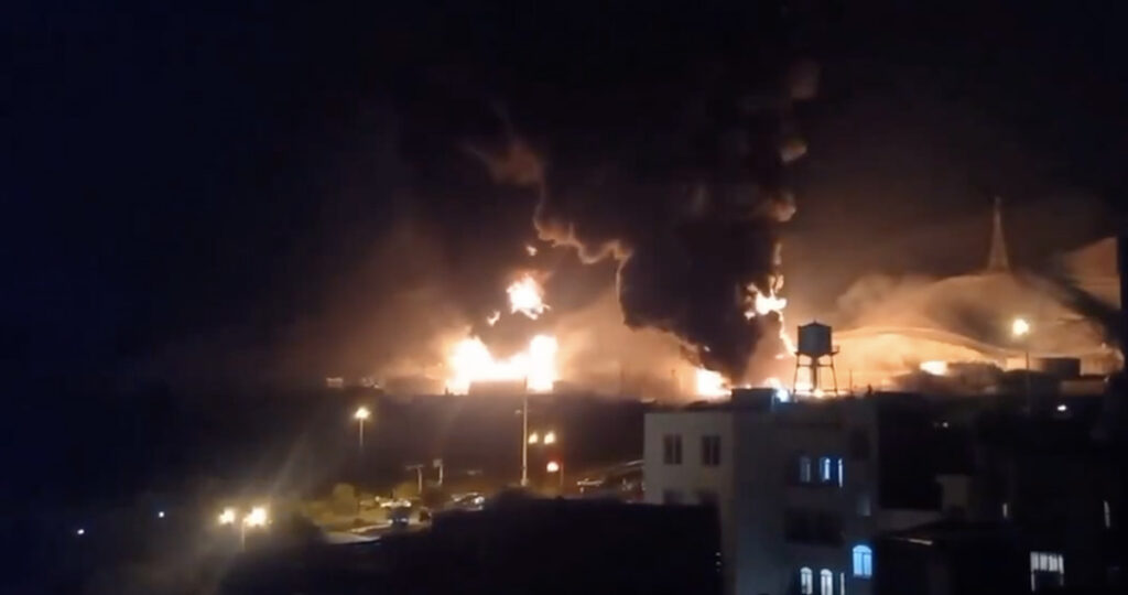 VIDEO: Iraanis sai tabamuse kütusehoidla