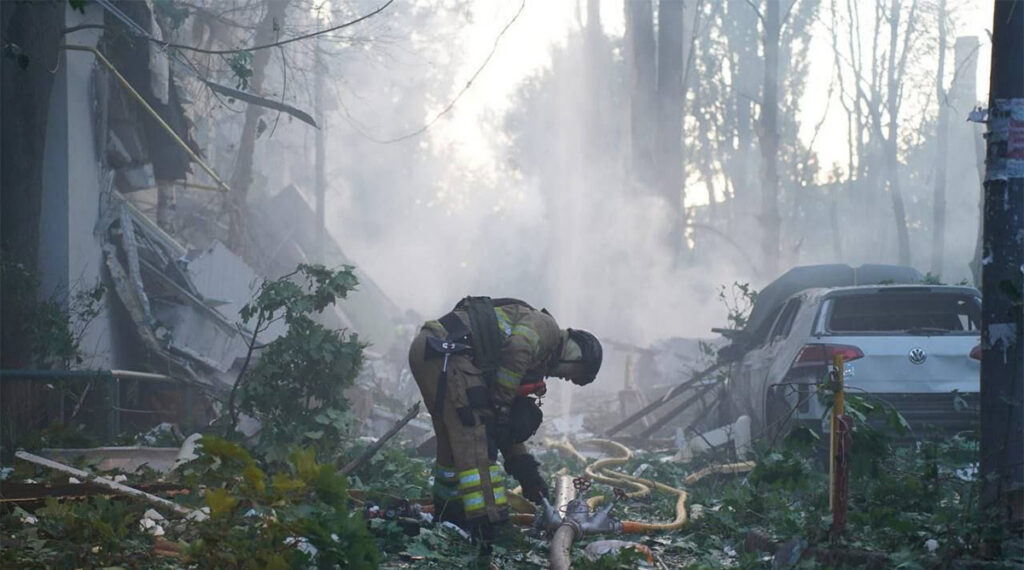 VIDEO: Ukraina pealinna tabas ulatuslik rünnak