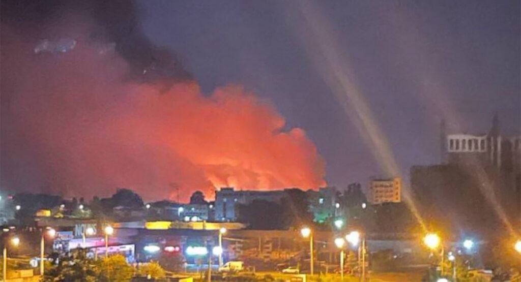 Ukraina pealinn suure rünnaku all