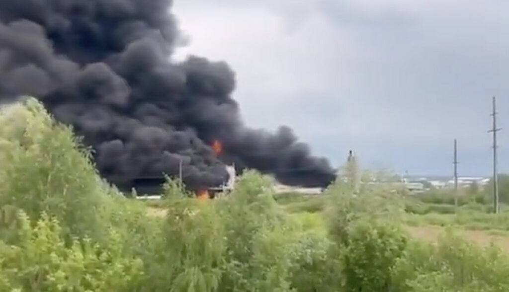 VIDEO: Venemaal sai tabamuse bituumenitehas