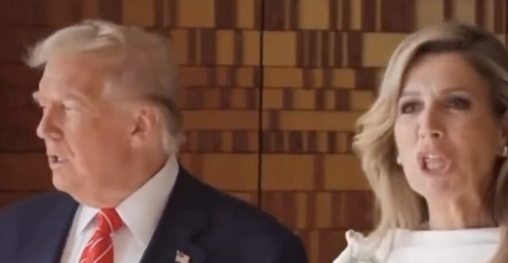 Seda võib jäädagi vaatama: Hollandi kuninganna tegi Trumpi järgi