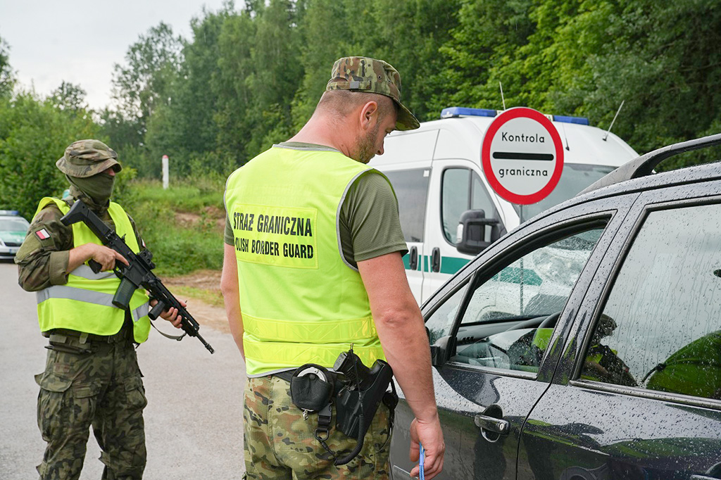 PILDID ja VIDEO: Poola piirivalve tõhustatud kontroll Leedu piiril