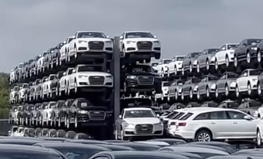 VIDEO: sajad uued Audid lähevad Saksamaal pressi alla