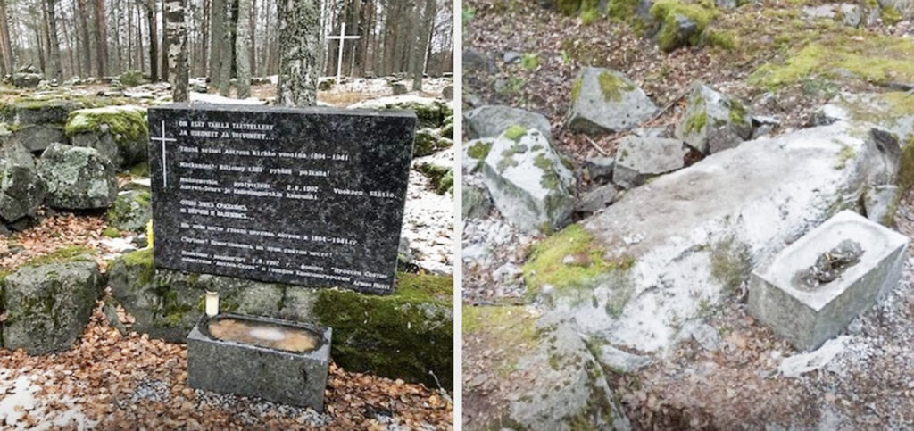 Venemaal Karjalas lõhutakse massiliselt Soome sõjakangelaste haudu