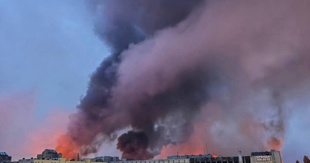 Ukraina pealinna tabas massiivne rünnak