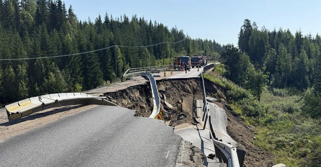 Soomes kukkus maantee kokku