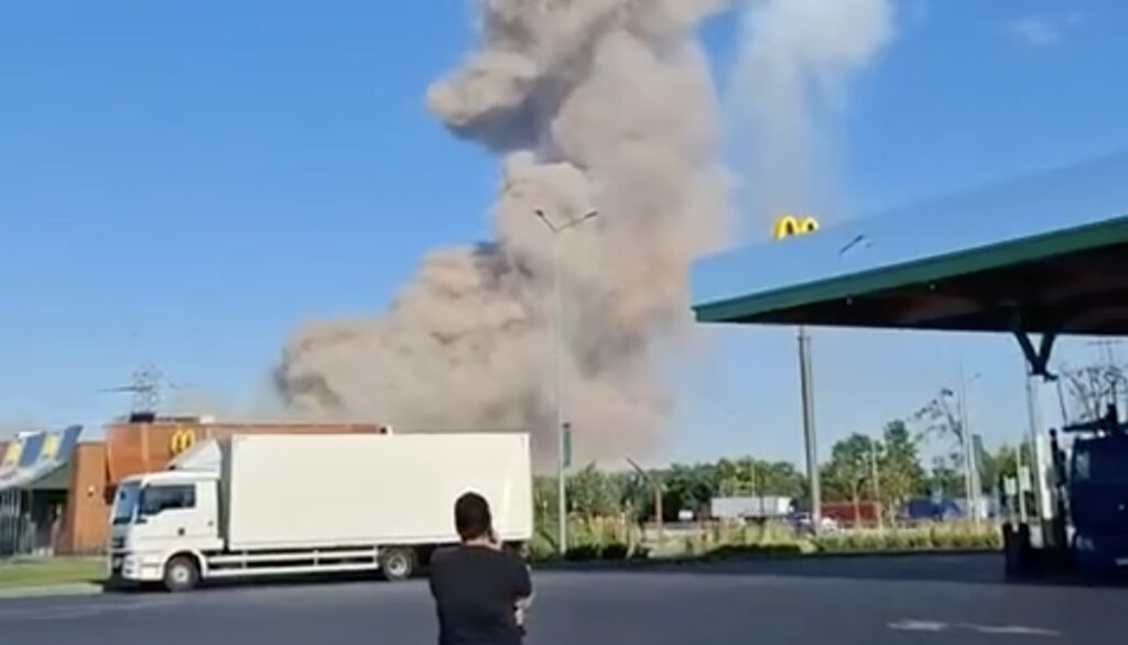 VIDEO: Ukrainas kärgatas võimas plahvatus