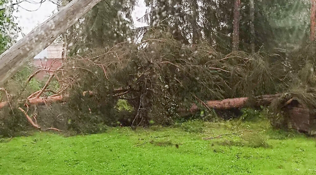 Soome jõuab torm, vihma tuleb nagu oavarrest
