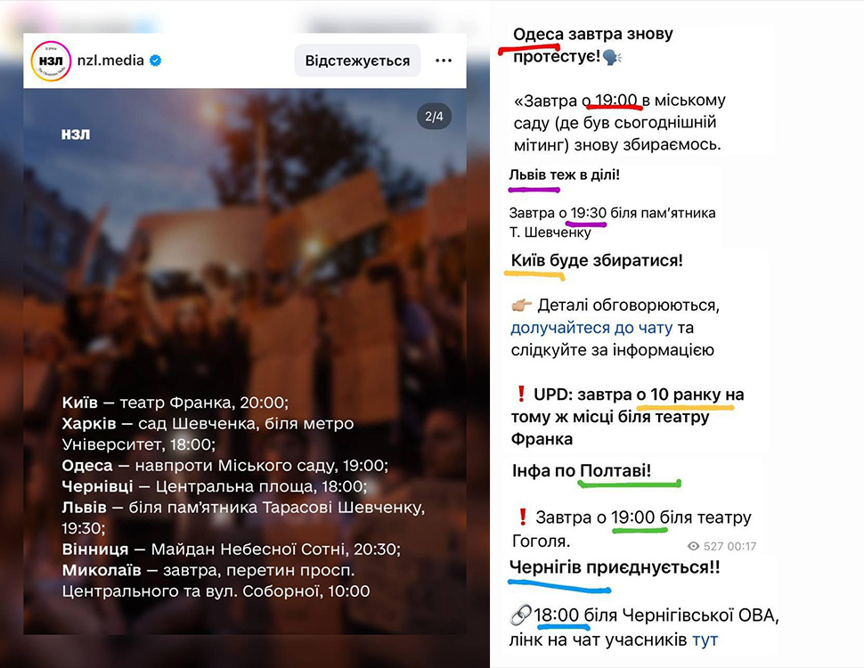 Ukrainas valmistutakse massimeeleavaldusteks