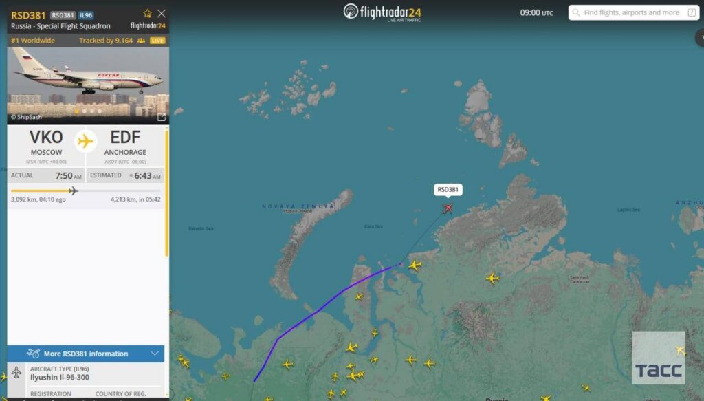 PILTUUDIS: üks Vene lennuk sõitis juba Alaskale