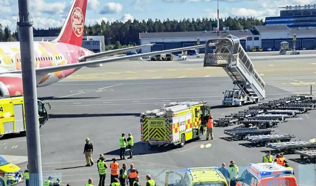 Helsingis teatati suurest lennuõnnetusest